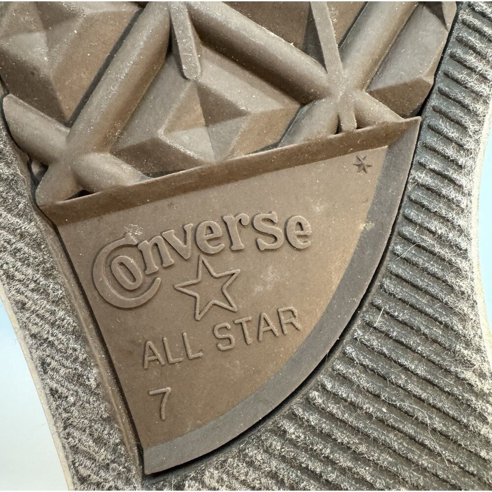 Converse All Star Hi Optical White Canvas Shoes M7650 Women's 9 Hand Painted Cat - Picture 11 of 12